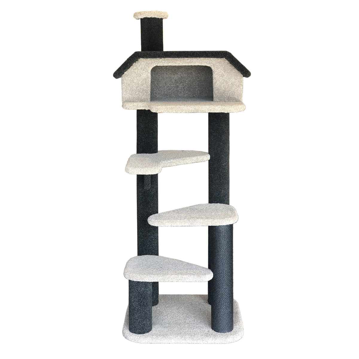 KatAttack Dallas Cat Tower with House - product image 2